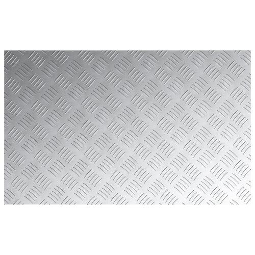 Aluminium Tjekplader 4 stk. Skridsikre 80x50 cm