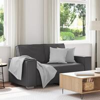 Sovesofa Grå 120 cm Kunstlæder