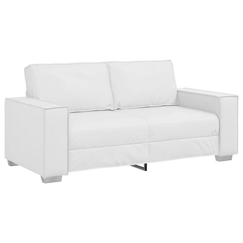 Sovesofa Hvid 140 cm Kunstlæder