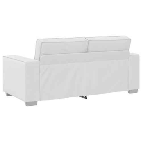 Sovesofa Hvid 140 cm Kunstlæder