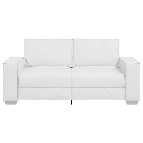 Sovesofa Hvid 140 cm Kunstlæder