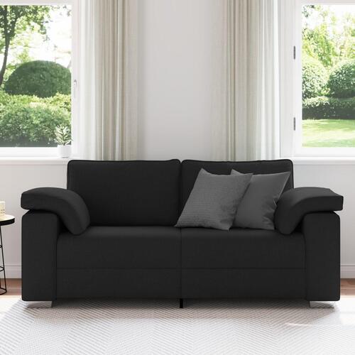 Loveseat Sofa Sort 140 cm Stof