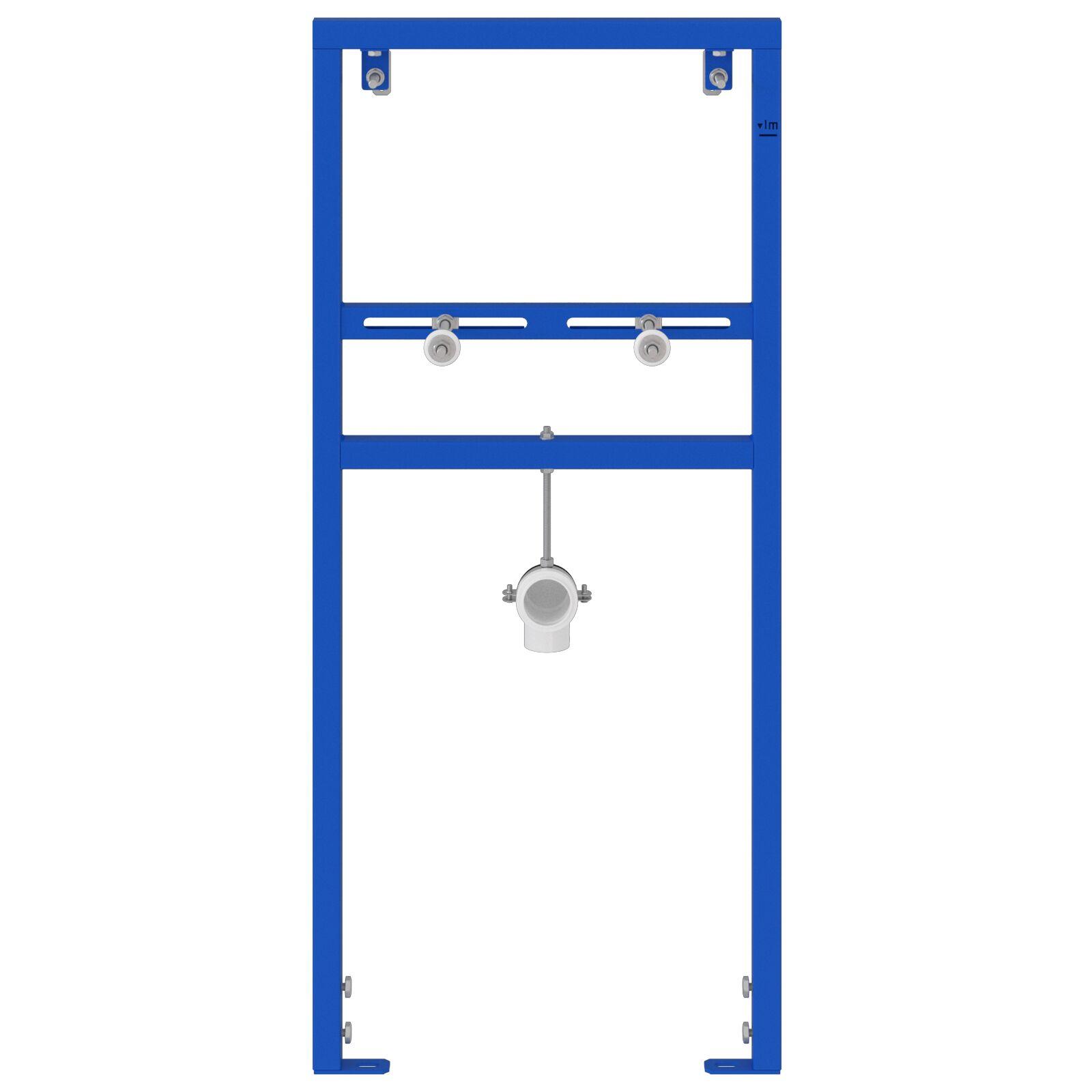 Skjult Monteringsramme til Urinal 50x112-136 cm Stål billede