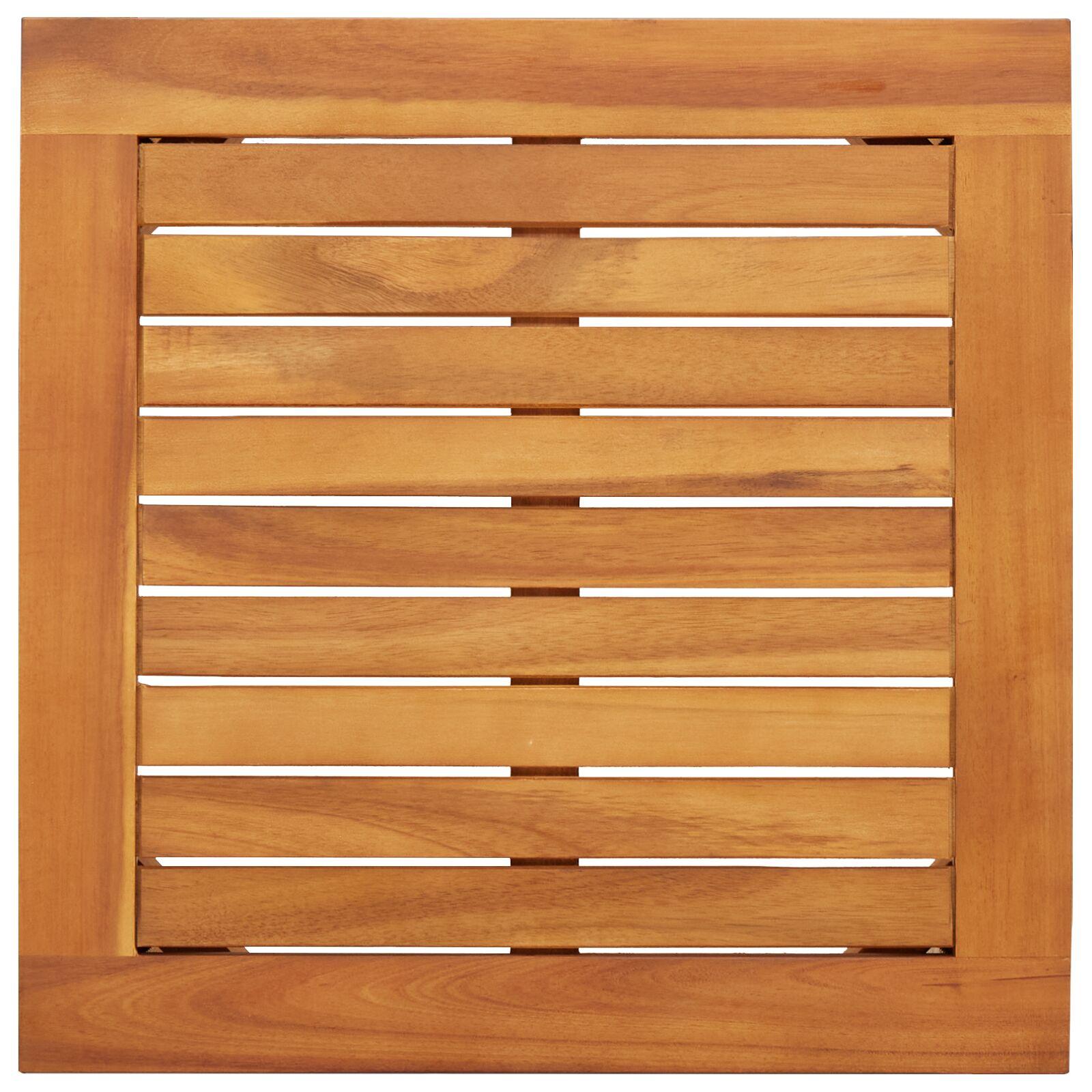 Havesofa Sæt 3 Dele Brun 45 X 45 X 38Cm Massivt Akacietræ