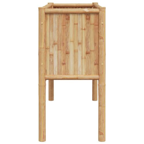 Havehævebed 110x35x70 cm Bambus