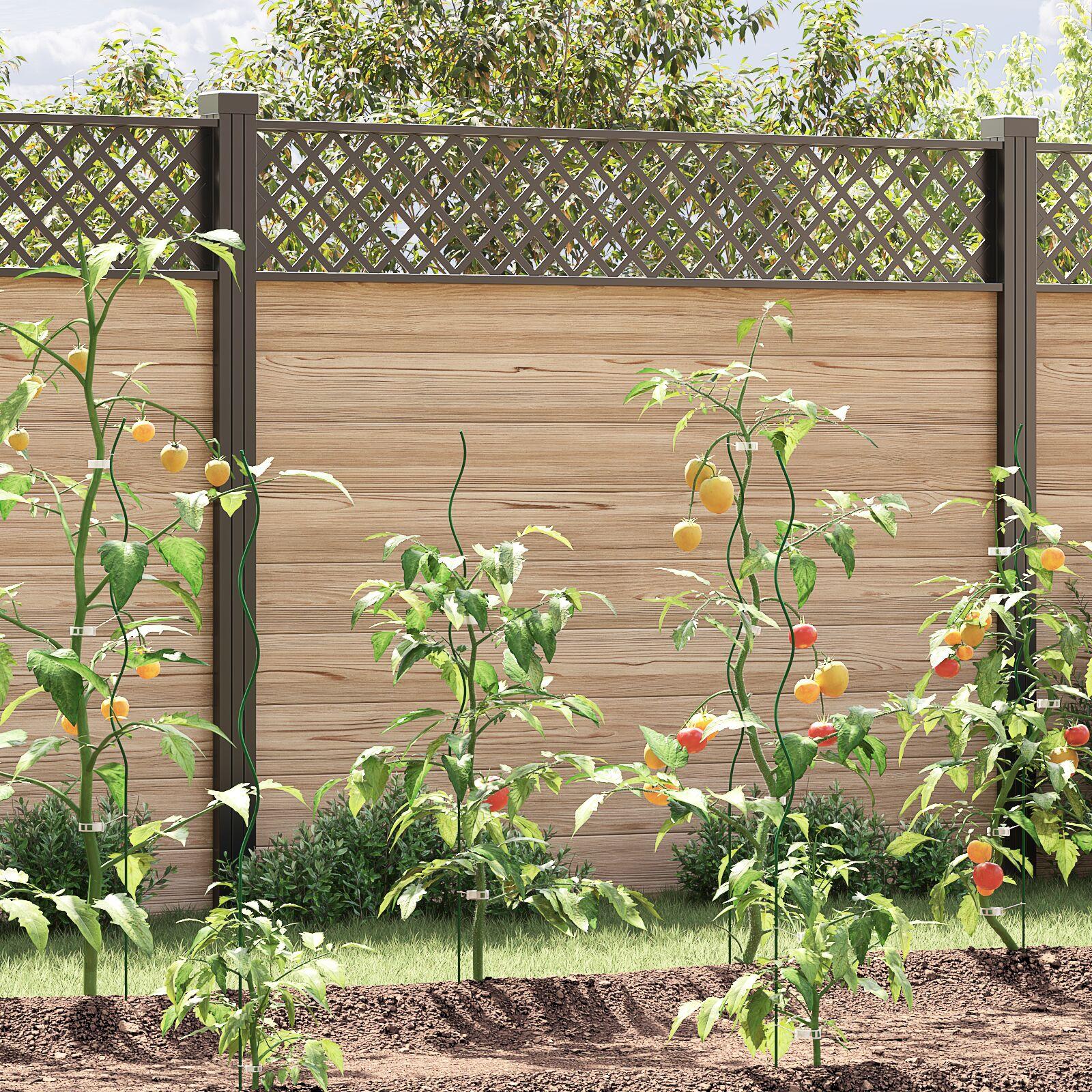 Spiral Plante Støtter 5 stk 110 cm Stål