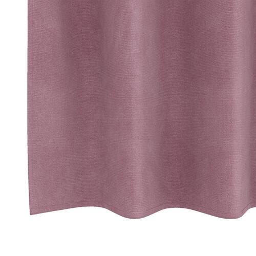 Lysdæmpende gardiner med Øjer 2 stk Mørk Pink Velour