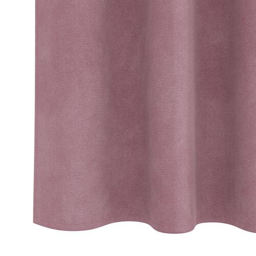 Lysdæmpende gardiner med topbånd 2 stk Mørk Pink Velvet