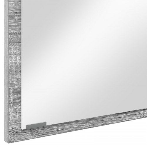 Spejl Grå sonoma Konstrueret træ 90 x 33 cm Spejl