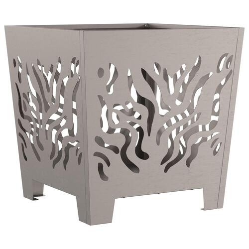 Grillplads Fyrkantet 40x40x40 cm Vejrbestandig Stål