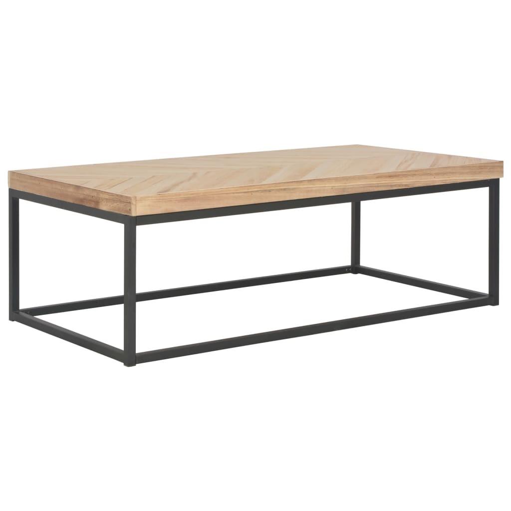 Sofabord 110 x 60 x 37 cm massivt træ