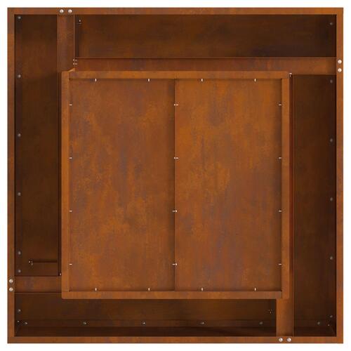 Fyrfadslys Fyrtårn 80x80x40 cm Træ