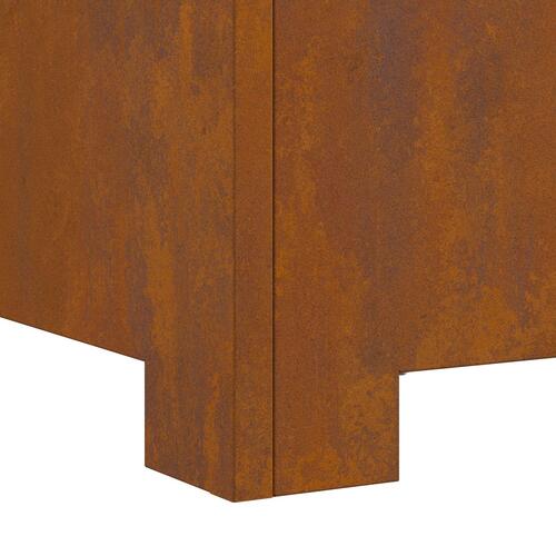 Fyrfadslys Firkantet 80x80x40 cm Vejrbestandig Stål