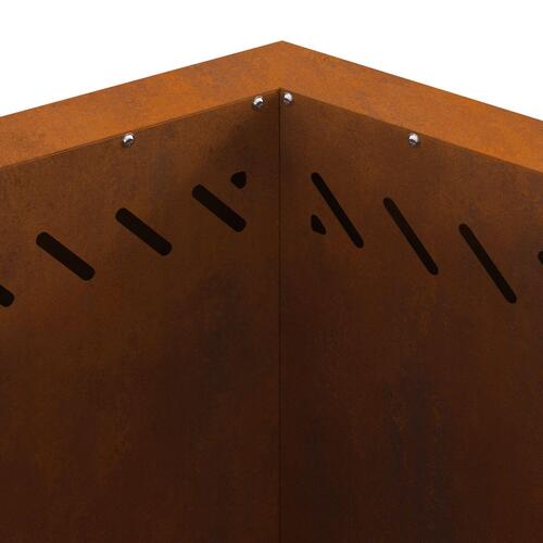 Røgfri Pejs Hexagonal 58x58x51 cm Vejrbestandig Stål