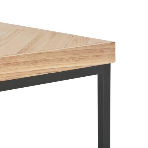 Sofabord 110 x 60 x 37 cm massivt træ