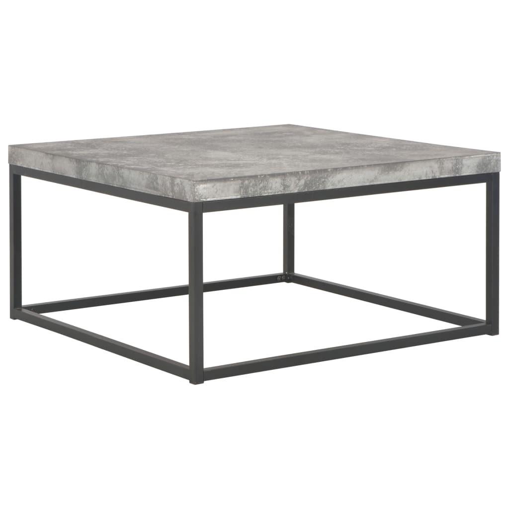 Sofabord 75 x 75 x 38 cm beton-look