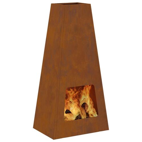Pejs 50x35x100 cm Vejrbestandig Stål