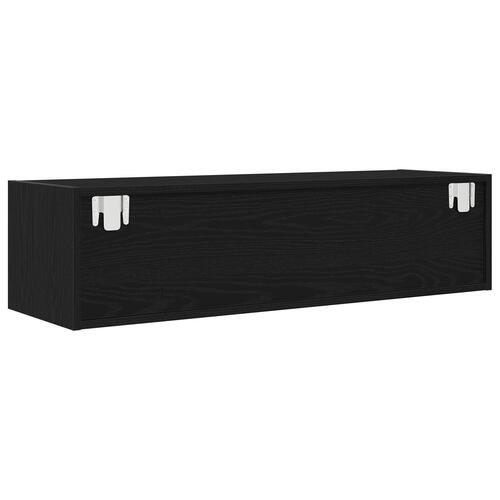 TV-skab Sort Eg 100x31x25,5 cm Konstrueret træ