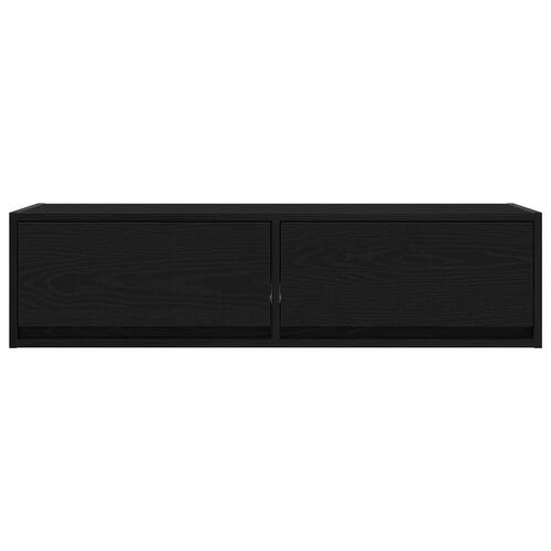 TV-skab Sort Eg 100x31x25,5 cm Konstrueret træ