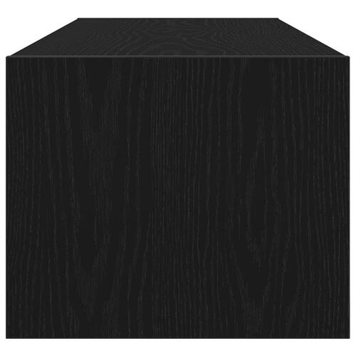 TV-skab Sort Eg 100x31x25,5 cm Konstrueret træ