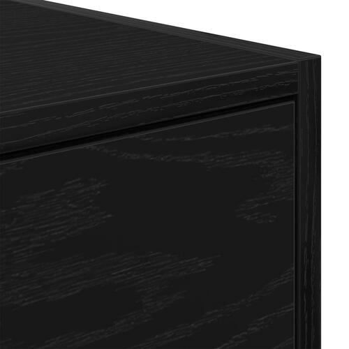 TV-skab Sort Eg 100x31x25,5 cm Konstrueret træ