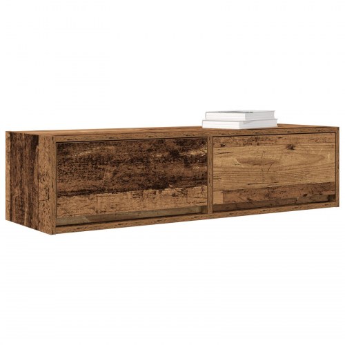 TV Skab Gamle Træ 100x31x25,5 cm Konstrueret Træ