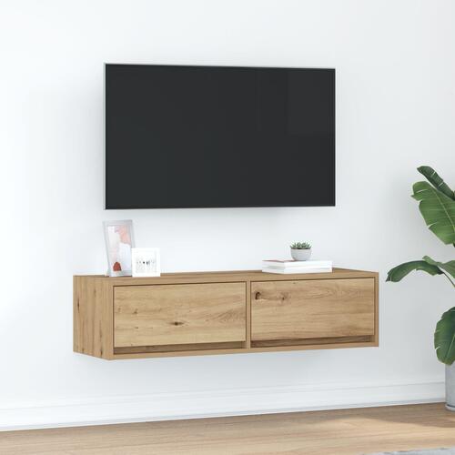 TV-skab Artisan Eg 100x31x25,5 cm Konstrueret træ