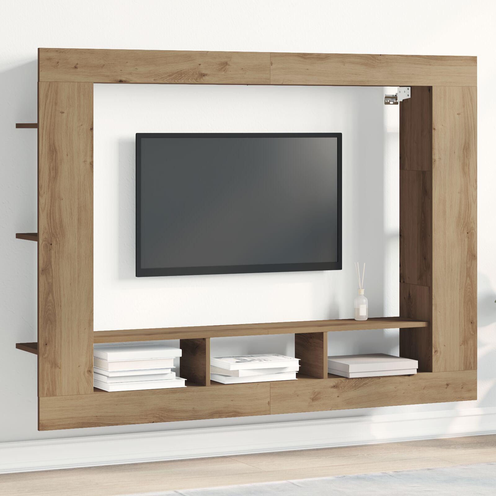 TV Skab Vægmonteret Artisan Eg 152x22x113 cm billede