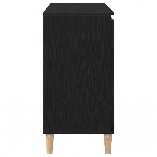 Sideboard Sort Eg 101x35x60 cm Lavet af Træ