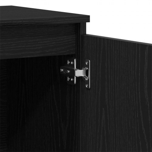 Sideboard Sort Eg 101x35x60 cm Lavet af Træ