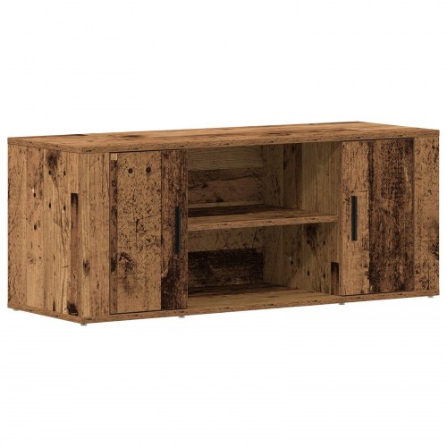 TV Skab Gammelt Træ 100x35x40 cm Ingeniørtræ