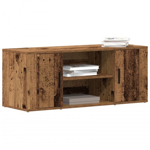 TV Skab Gammelt Træ 100x35x40 cm Ingeniørtræ