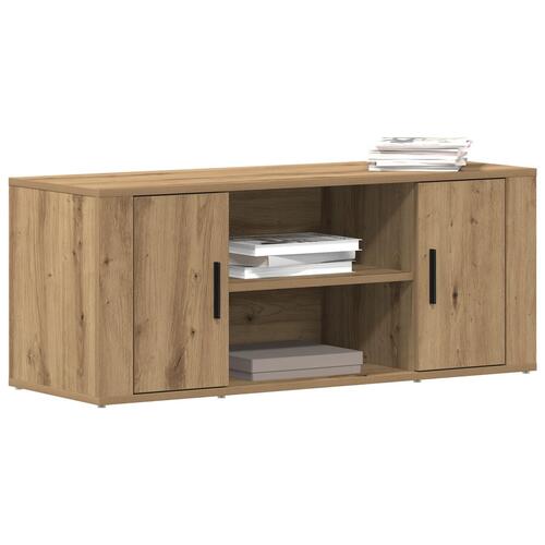 TV-bænk Artisan Eg 100x35x40 cm Konstrueret træ