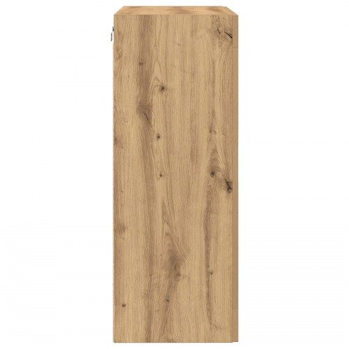 Vægmonteret Skab med Glasdøre Artisan Eg 69,5x34x90 cm