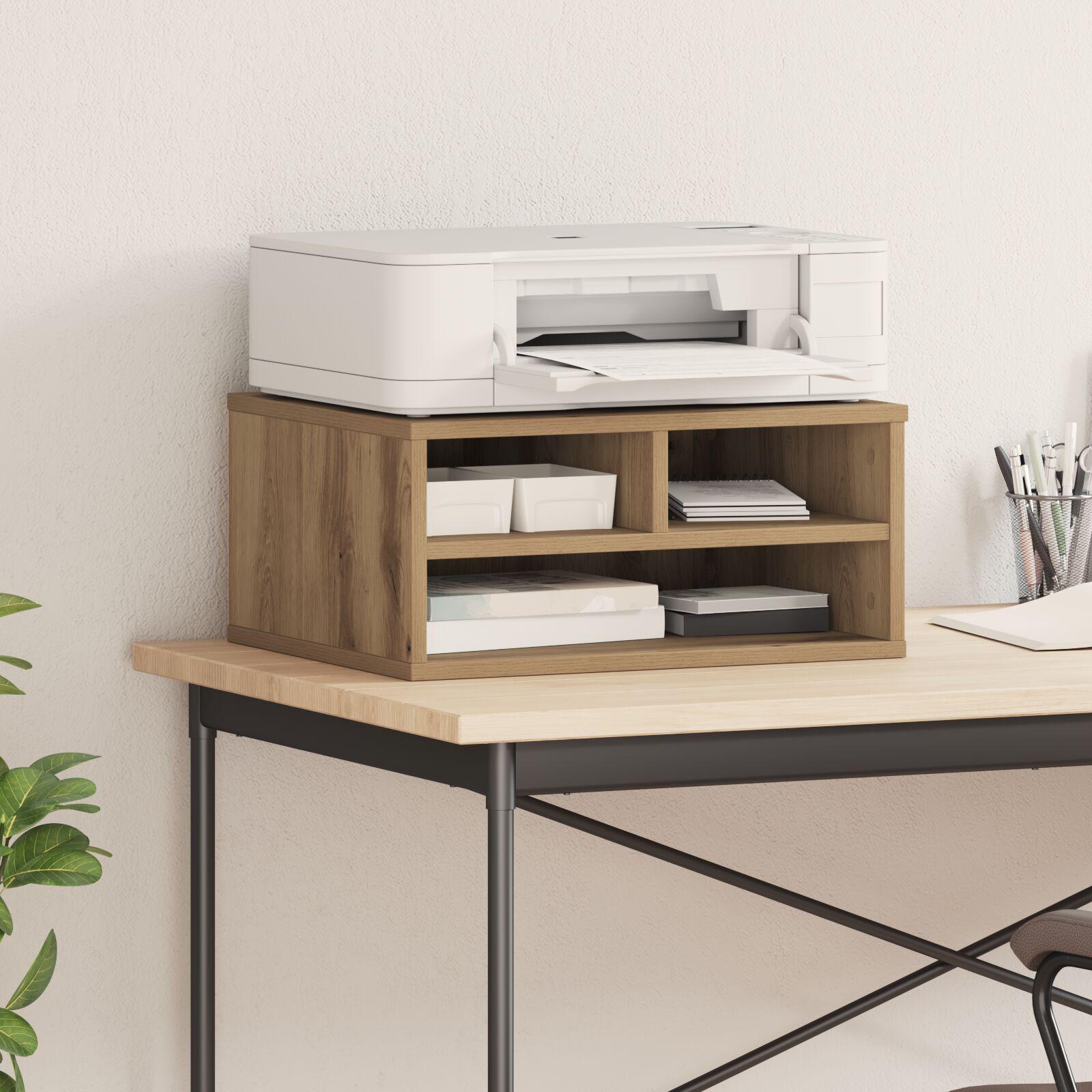 Printerbord røgfyldt eg 49x40x22.5 cm konstrueret træ Artisan egetræ