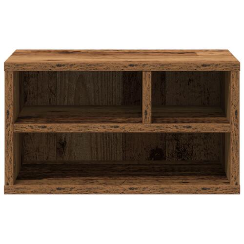Printerbord i gammelt træ 40x32x22,5 cm konstrueret træ