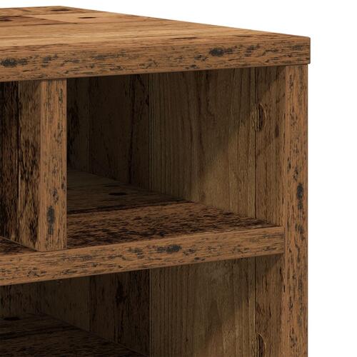 Printerbord i gammelt træ 40x32x22,5 cm konstrueret træ