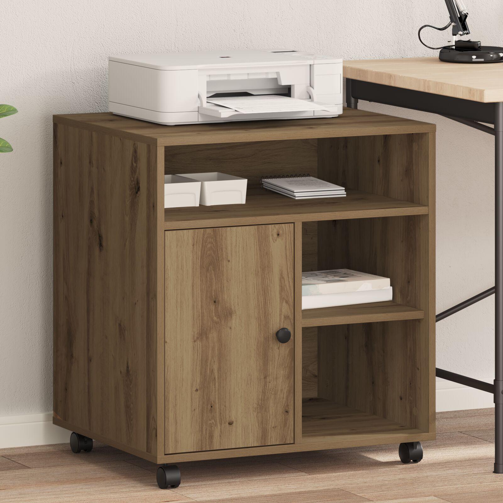 Printer Stand med Hjul Artisan Eg 60x50x67 cm