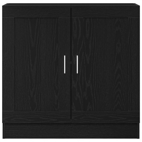 Bogskab i Sort Eg 82,5x30,5x80 cm - Lavet af konstrueret træ