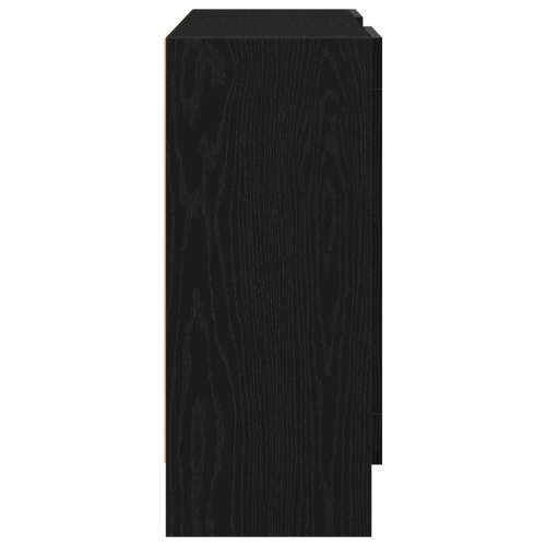 Skab i sort eg 120x30,5x70 cm lavet af konstrueret træ