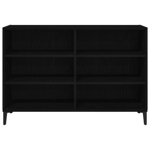Skænk Sort Eg 103,5x35x70 cm lavet af træ
