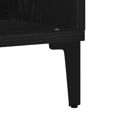 Skænk Sort Eg 103,5x35x70 cm lavet af træ