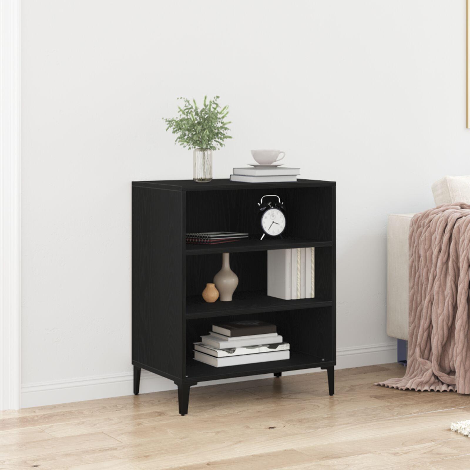 Sideboard Sort Eg 57 X 35 X 70 Cm Konstrueret Træ