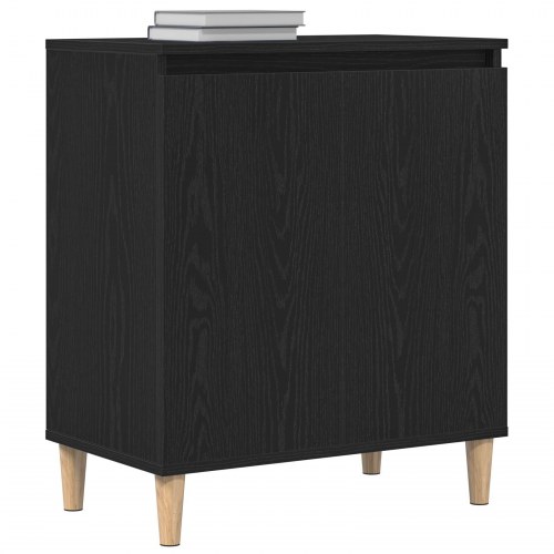 Skab Sort Eg 60x35x70 cm Konstrueret Træ