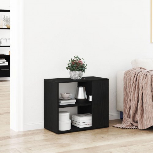 Skab Sort Eg 60x30x50 cm lavet af træ