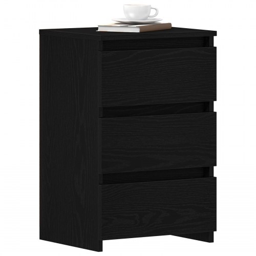Sengestel Sort Eg 40x35x62,5 cm Konstrueret Træ