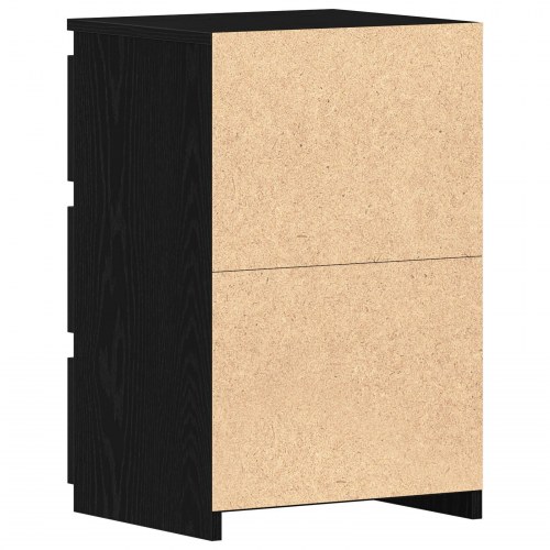 Sengestel Sort Eg 40x35x62,5 cm Konstrueret Træ