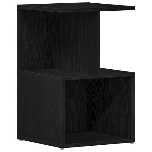 Sengebord i Sort Eg 35x35x55 cm Lavet af Træ