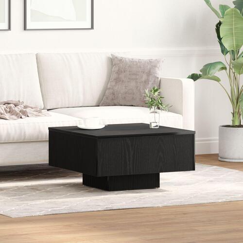 Kaffebord i Sort Eg 60x60x31,5 cm i Konstrueret Træ