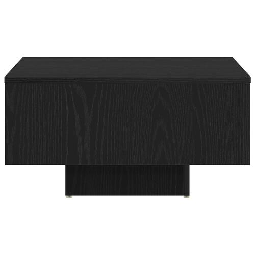 Kaffebord i Sort Eg 60x60x31,5 cm i Konstrueret Træ